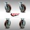 Service Caster 8 Inch SS Polyurethane Caster Set with Roller Bearings 2 Swivel 2 Rigid SCC SCC-SS30S820-PPUR-2-R-2 - alternate 3